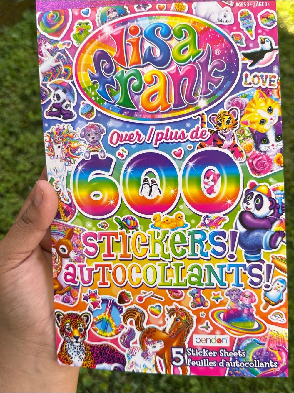 Lisa Frank 600+ autocollants Rainbow Sticker Pack - Picture 8 of 9